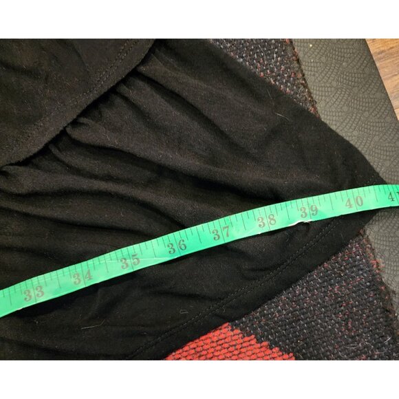 NEW Women's Black Tiered Ruffle Tunic Top 1X By Roaman's - Picture 10 of 15